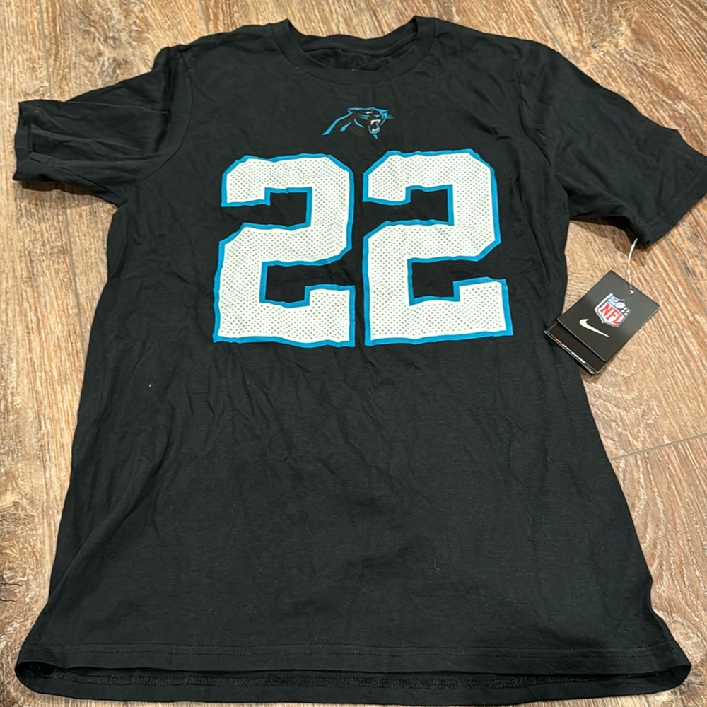 NWT!!! Carolina Panthers Christian McCaffrey #22 youth tshirt